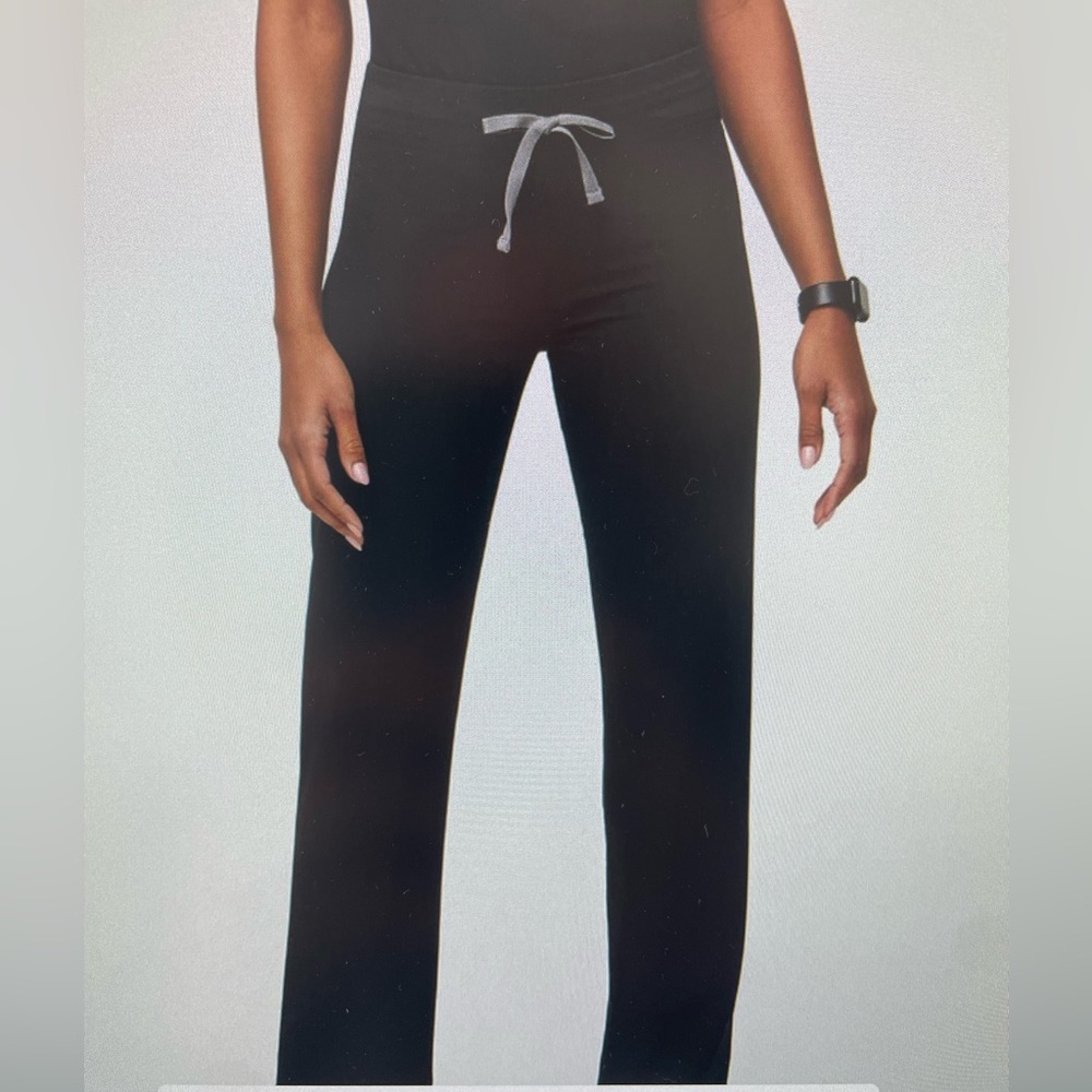 FIGS Livingston Basic Scrub Pants Black Size L